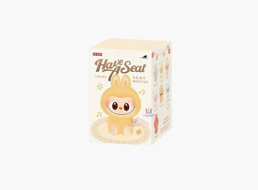 Pop Mart Labubu The Monsters Have a Seat Vinyl Plush Blind Box