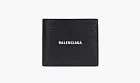 Balenciaga Cash Square Folded Wallet Black