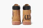 Supreme & Timberland 6 Inch Premium Waterproof Boot Big Logo - Wheat
