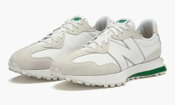 New Balance 327 White Succulent Green 