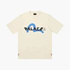 PALACE X Evisu Logo T-shirt White
