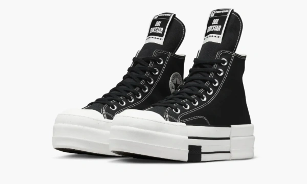 Rick Owens X Converse Drkshdw Chuck Taylor All Star Dbl Drkstar HI Black