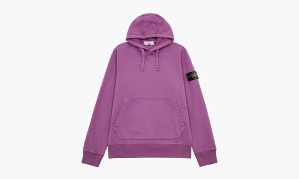 Stone Island Hooded Sweatshirt Purple  Stone Island Hooded Sweatshirt Purple