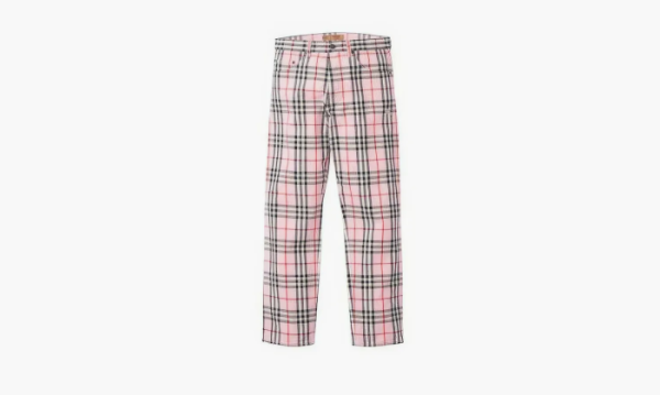 Supreme X Burberry Trousers Pink 