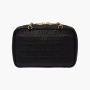 Miu Miu Logo-embossed Leather Shoulder Bag "Black" 