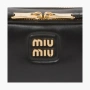 Miu Miu Leather hand shoulder bag "Black" 