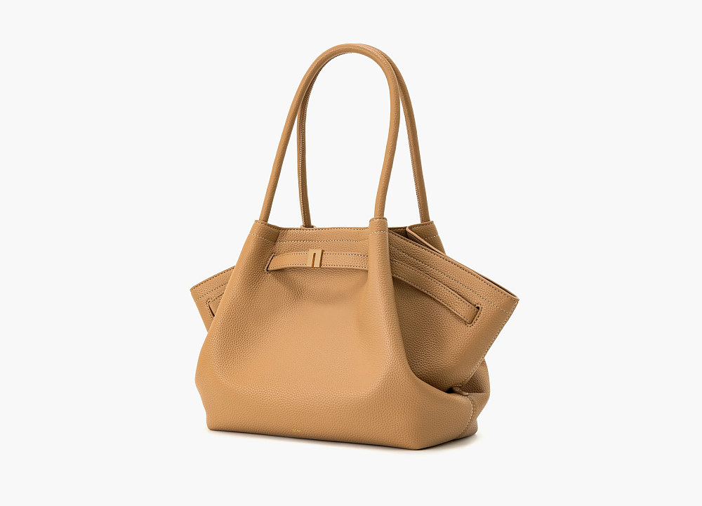 JW PEI Hana Medium Tote Bag Latte Color