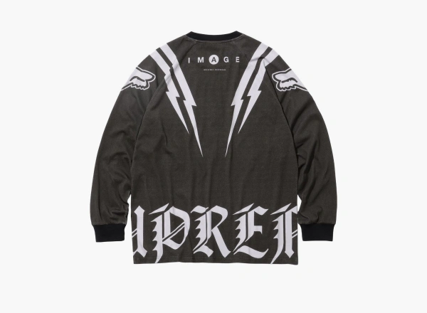 Supreme x Fox Racing L/S Top Black 