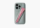 Rhode Lip Case Gray with Peptide Lip Tint Ribbon - Sheer Pink