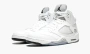 Air Jordan 5 Retro Metallic Silver 