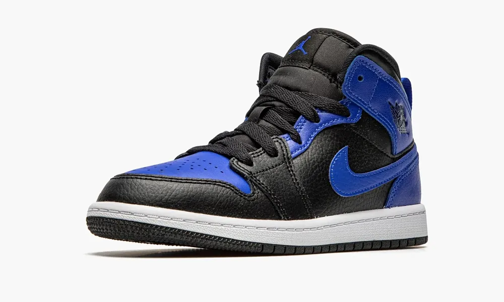Air Jordan 1 Mid PS Hyper Royal / Black Kids