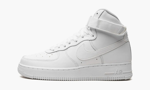 Nike Air Force 1 High GS Triple White 