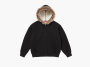 Supreme Faux Fur Zip Up Hooded Sweatshirt Black 