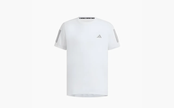 Adidas Own The Run SS25 T Shirt White  Adidas Own The Run SS25 T Shirt White