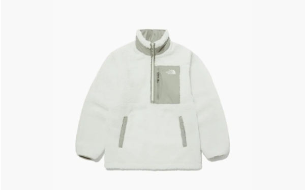 The North Face Cream Colour Jacket White  The North Face Cream Colour Jacket White