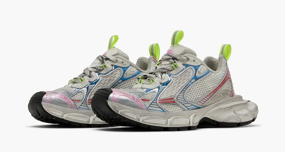 Balenciaga 3XL Sneaker WMNS Worn-Out - White Blue Red