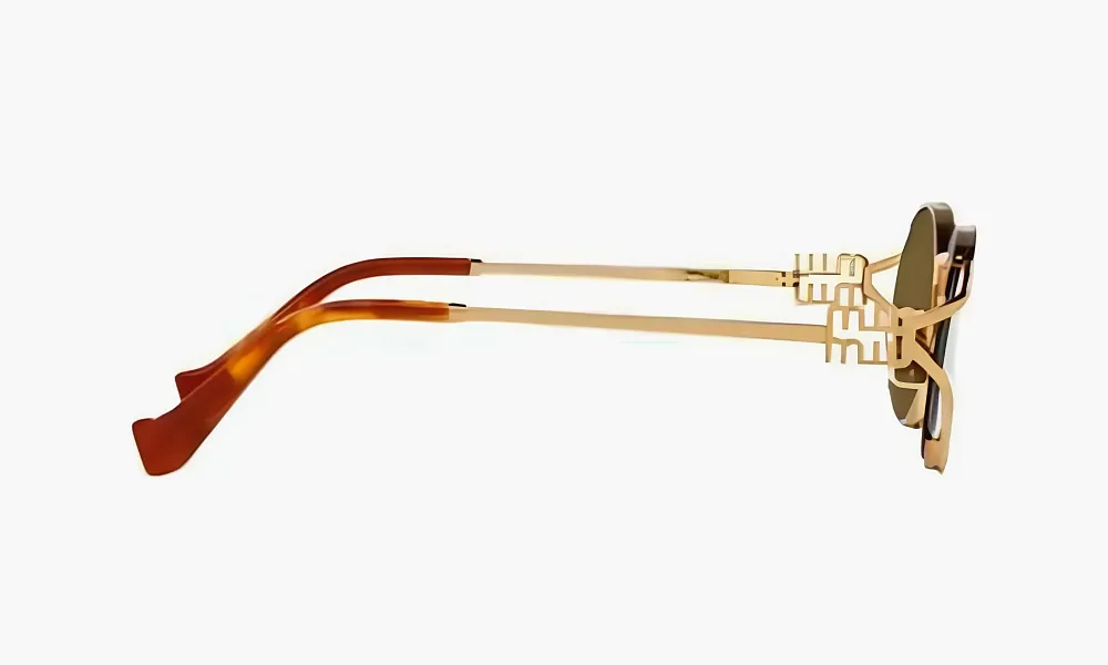 Miu Miu Glasses Gold