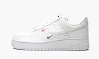 Air Force 1 LO '07 MNS WMNS Mini Swooshes - Summit White / Solar Red