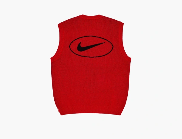 Supreme x Nike Sweater Vest Red 