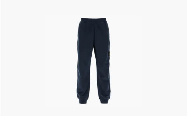 Stone Island Heavy Jersey Sports Pants Blue 