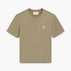AMI PARIS Classic Fit Ami De Coeur Organic Cotton Jersey T-Shirt