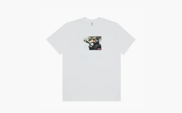 Supreme x 40 Acres Spike Tee White  Supreme x 40 Acres Spike Tee White