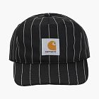 Carhartt WIP Pinstripe Baseball Cap Black