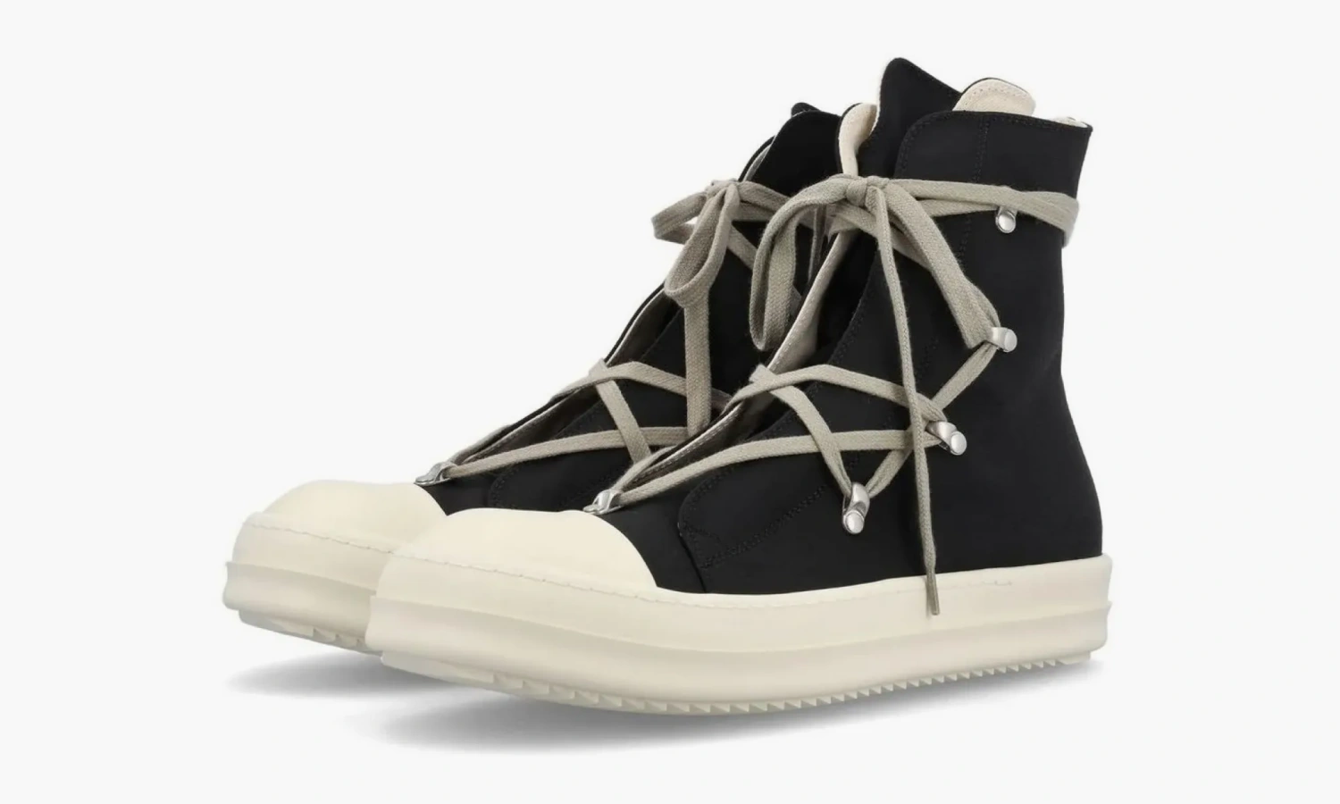 Rick Owens Drkshdw Hexa High-top Zipped Sneakers Black 
