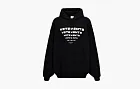Vetements Pyramid Logo Hoodie Black