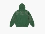 Supreme Frayed Hooded Sweatshirt Pine 