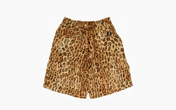 Supreme x Goodenough Crushed Rayon Pile Cargo Short Leopard 
