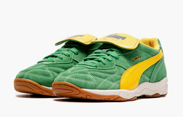 Puma King Indoor Royalty Archive Green Yellow Sizzle 