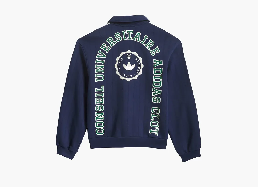 Adidas Originals x Clot By Edison Chen Zip Sweatshirt Night Indigo