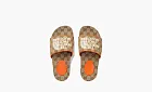 Gucci x The North Face GG Slide Orange Beige Ebony Original GG Canvas