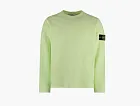 Stone Island Compass Patch Crewneck Jumper Light Green