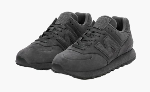 New Balance 574 Legacy x Stone Island Ghost Dark Grey 