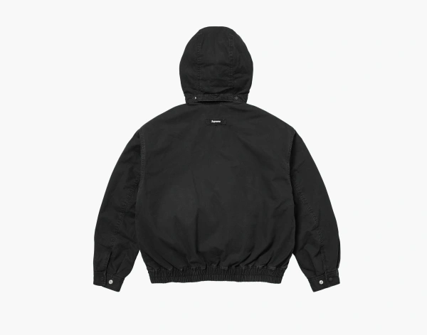 Supreme Hooded Utility Jacket Black  Supreme Hooded Utility Jacket Black