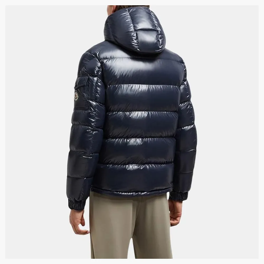 Moncler Maya Short Down Jacket Dark Blue
