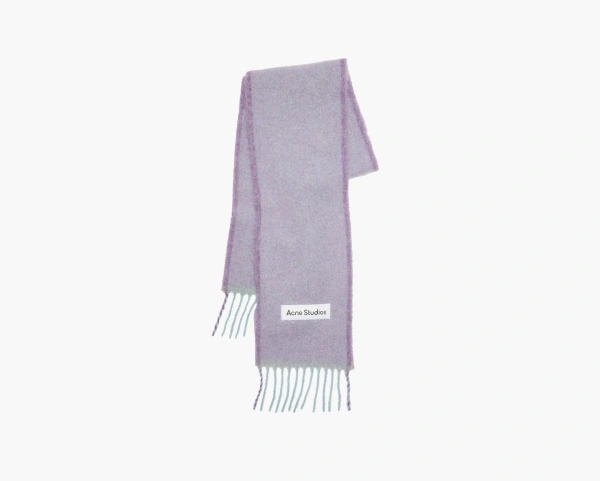 Acne Studios Wool Mohair Scarf Lavender Purple  Acne Studios Wool Mohair Scarf Lavender Purple