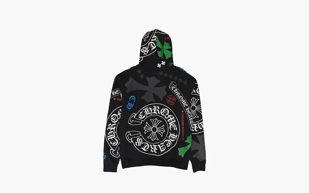 Chrome Hearts Chrome Hearts Stencil Hooded Black