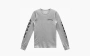 Chrome Hearts Scroll Logo Long-Sleeve Thermal T-Shirt Grey 