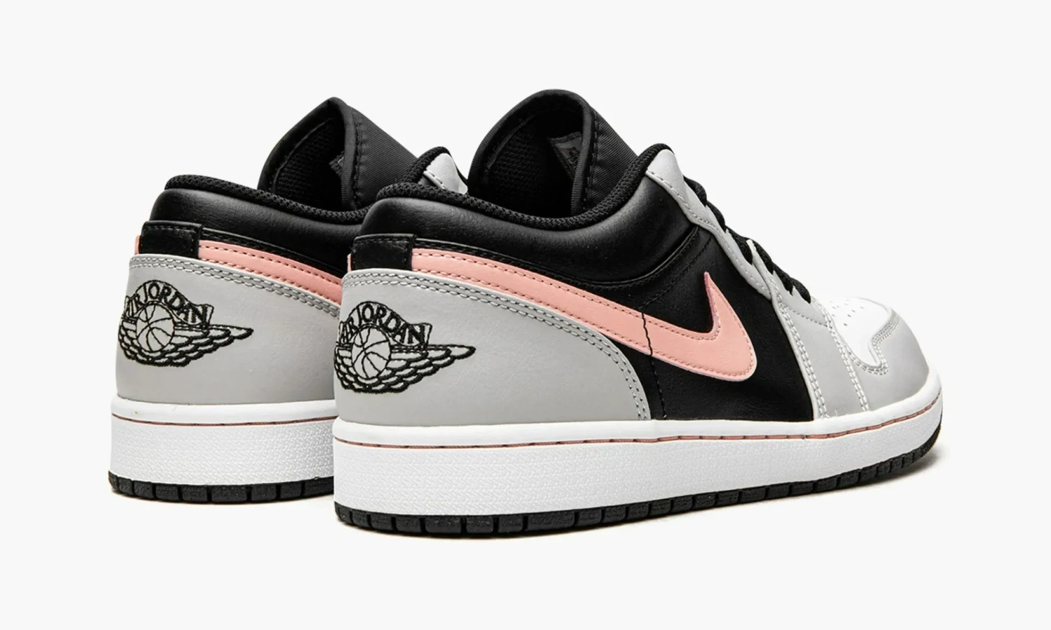 Air Jordan 1 Low Black Grey Pink 