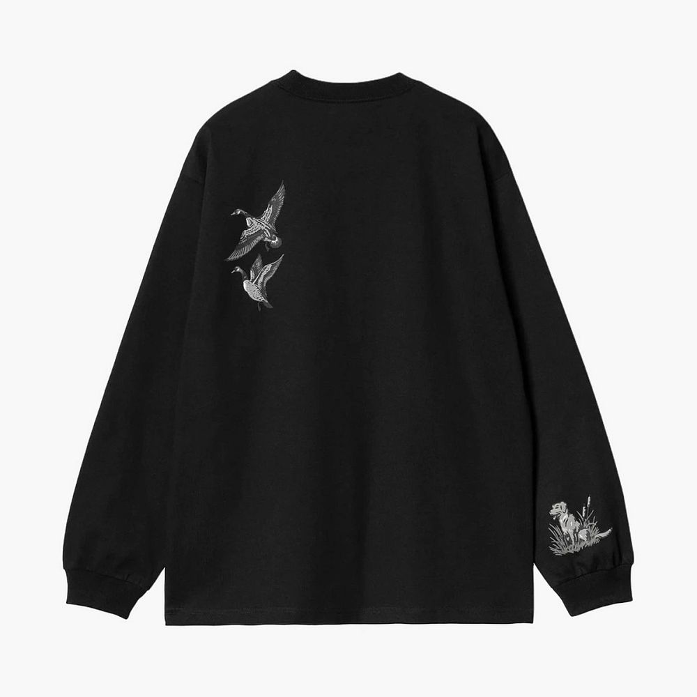 Carhartt WIP Ducks Long Sleeve T-Shirt Black