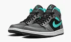 Air Jordan 1 Mid GS Grey Aqua