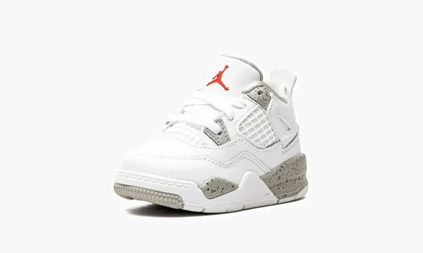 Air Jordan 4 Retro TD White Oreo 