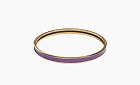 Hermès Enamel Bangles Unisex Purple