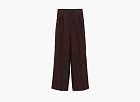 Ami Paris Wide Fit Trousers Dark Brown