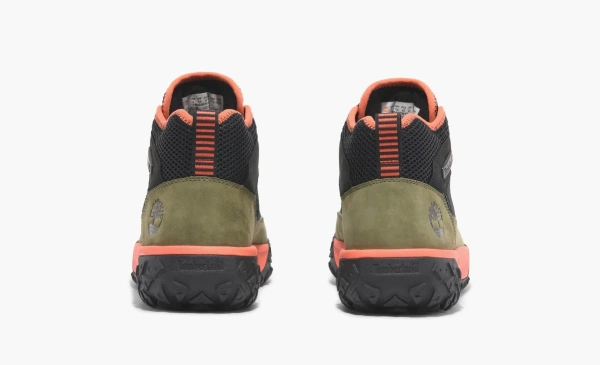 Timberland Greenstride Motion 6 Mid Hiking Boot Black W Medium Green 