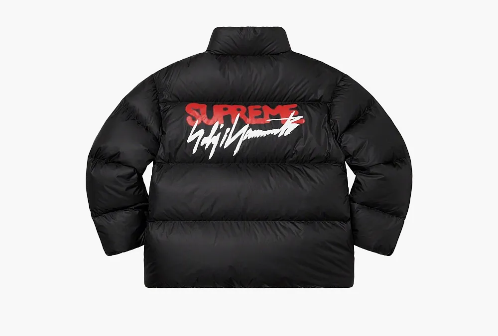 Supreme x Yohji Yamamoto Down Jacket Black White Red