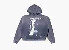 Enfants Riches Déprimés Exposed Christina Hoodie Sun Faded Black